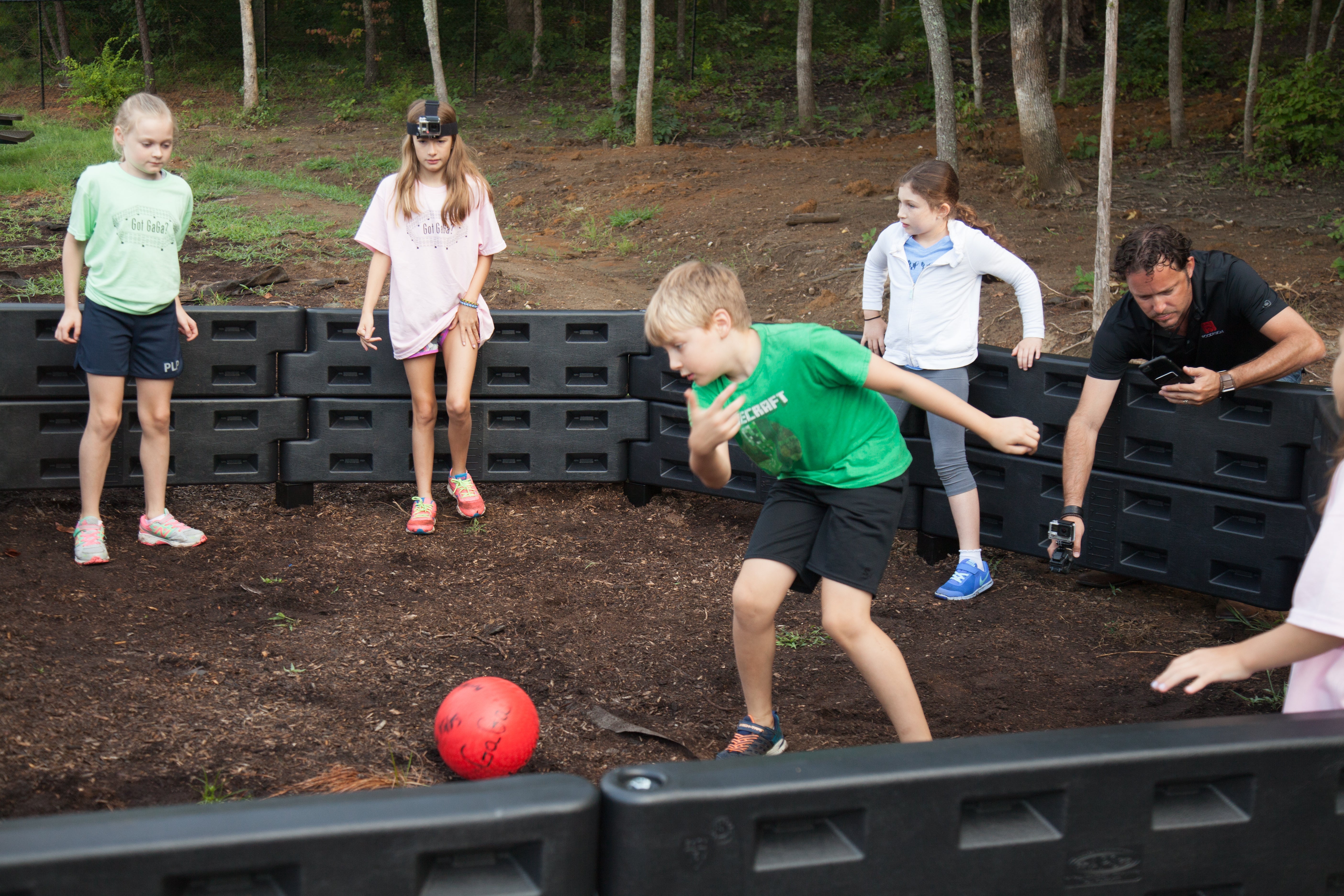 Action Play Systems Gaga Ball Pit With ADA Gate APS-GaGaPit